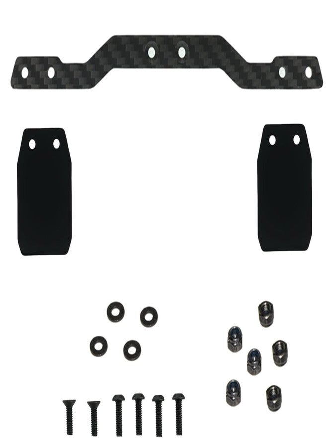 RCJTCQX Rear Mudguard for Arrma 1/14 Mojave Grom RC Car - Protects Chassis, Blocks Mud & Debris Upgrade Parts Accessories(Black) - Image 2